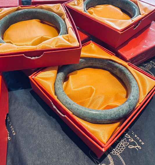 New Year Jade Bangle - With Box