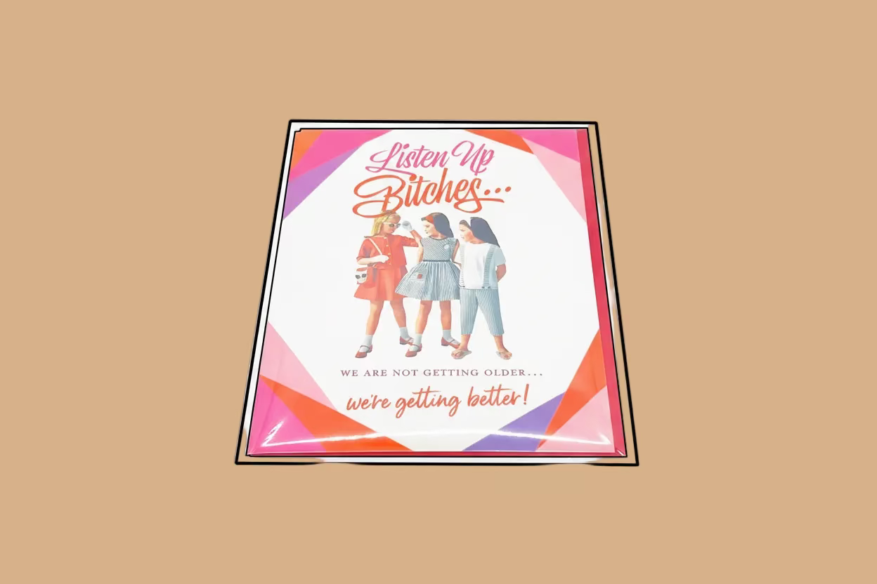 Listen Up Bitches -  Card