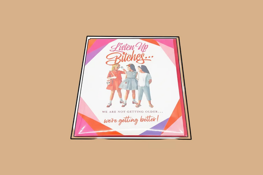 Listen Up Bitches -  Card
