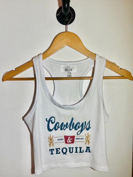 Cowboys & Tequila Crop Tank