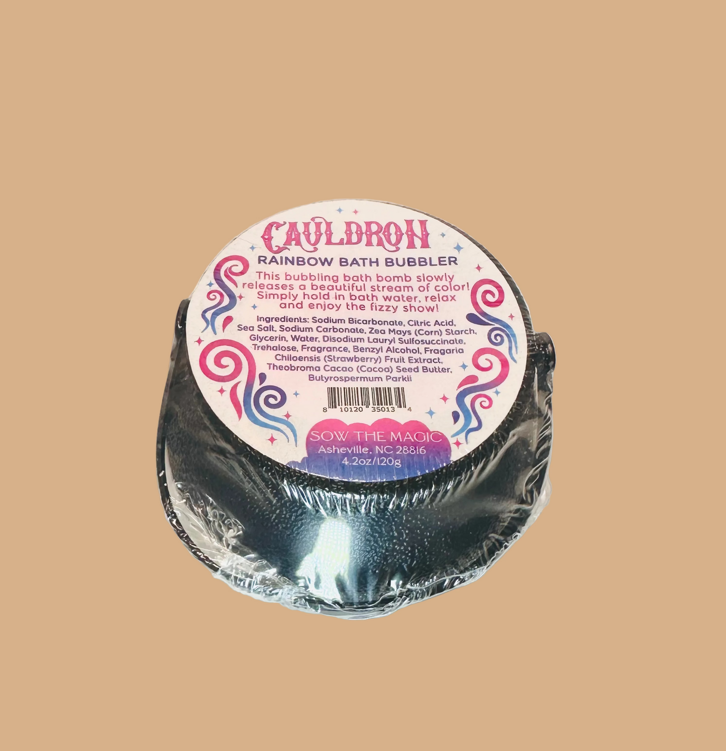 Cauldron Rainbow Bath Bubbler