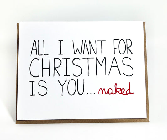 All I Want for Christmas Card