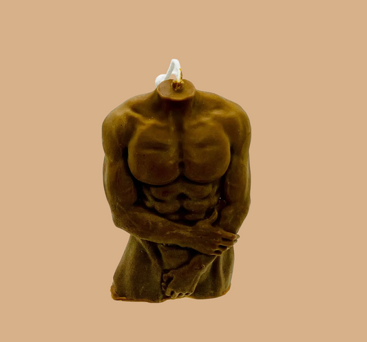 Male Body Candle - Handmade