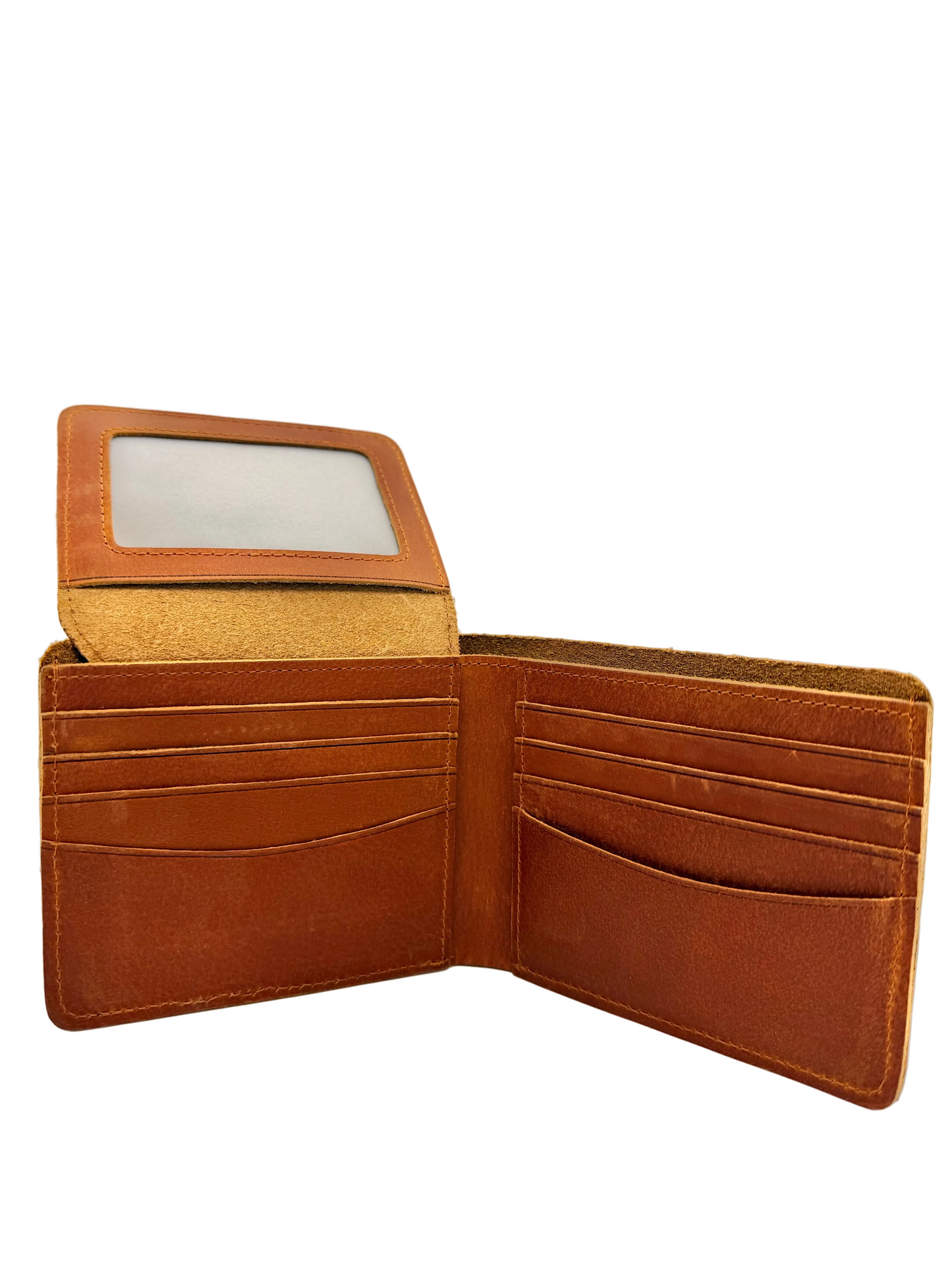 Flap Out Leather Wallet
