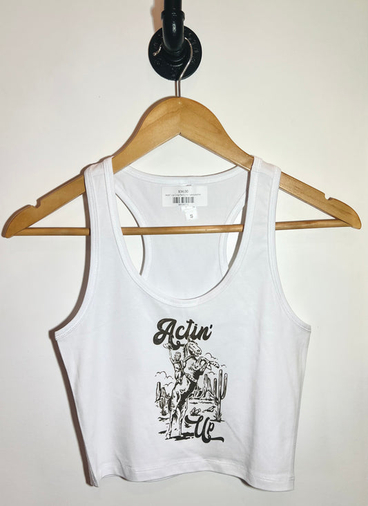 Actin’ Up Crop Tank