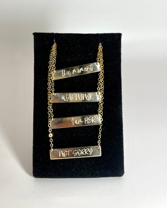 Bar Necklaces