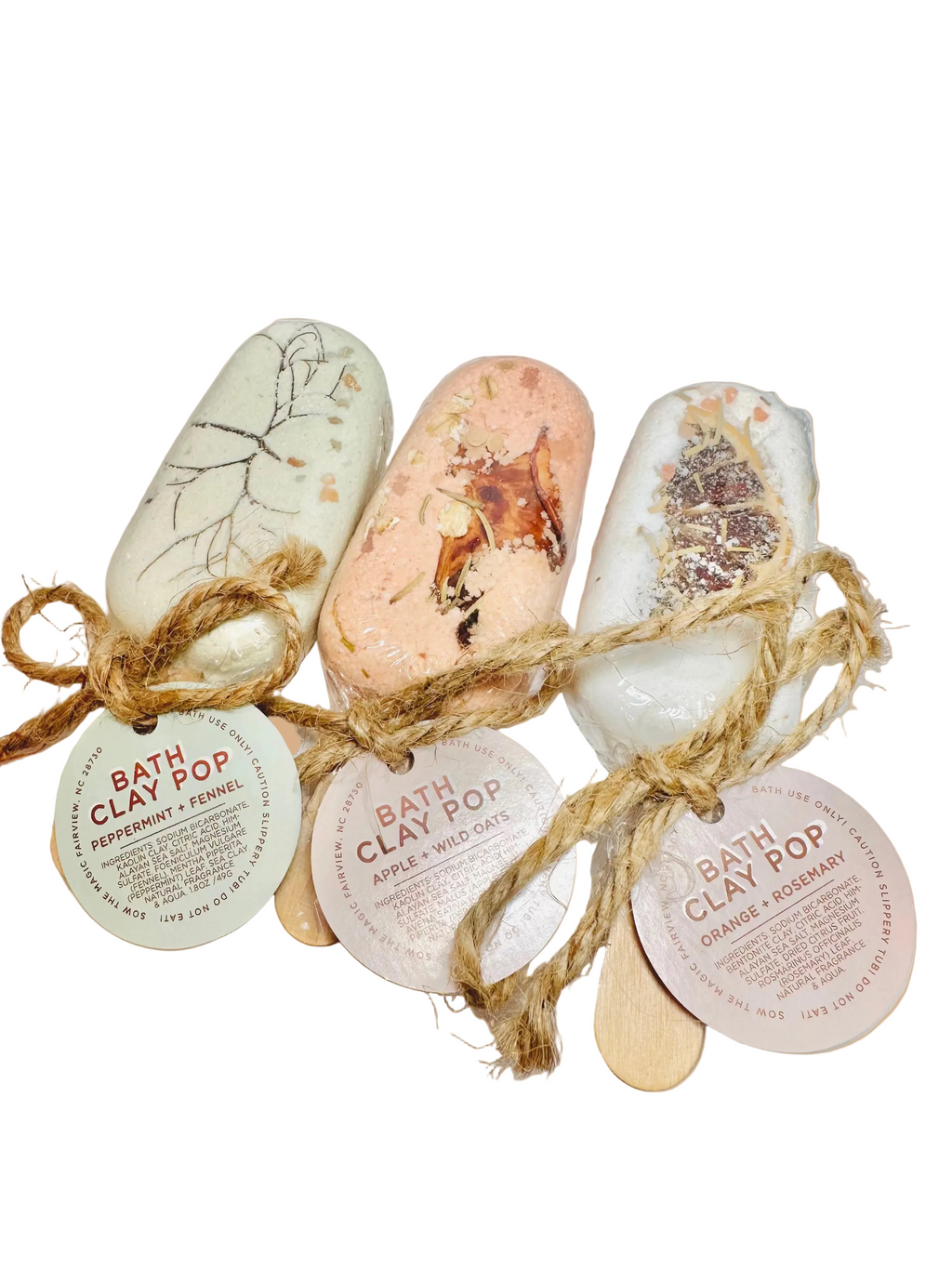 Botanical Bath Clay Pops