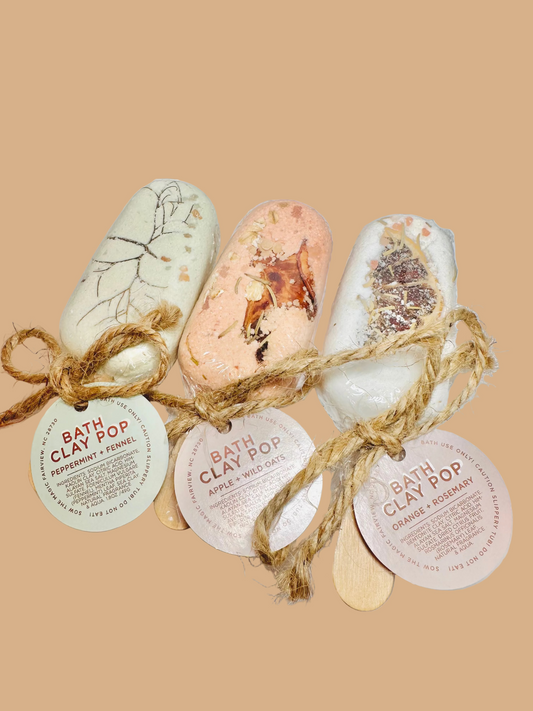 Botanical Bath Clay Pops
