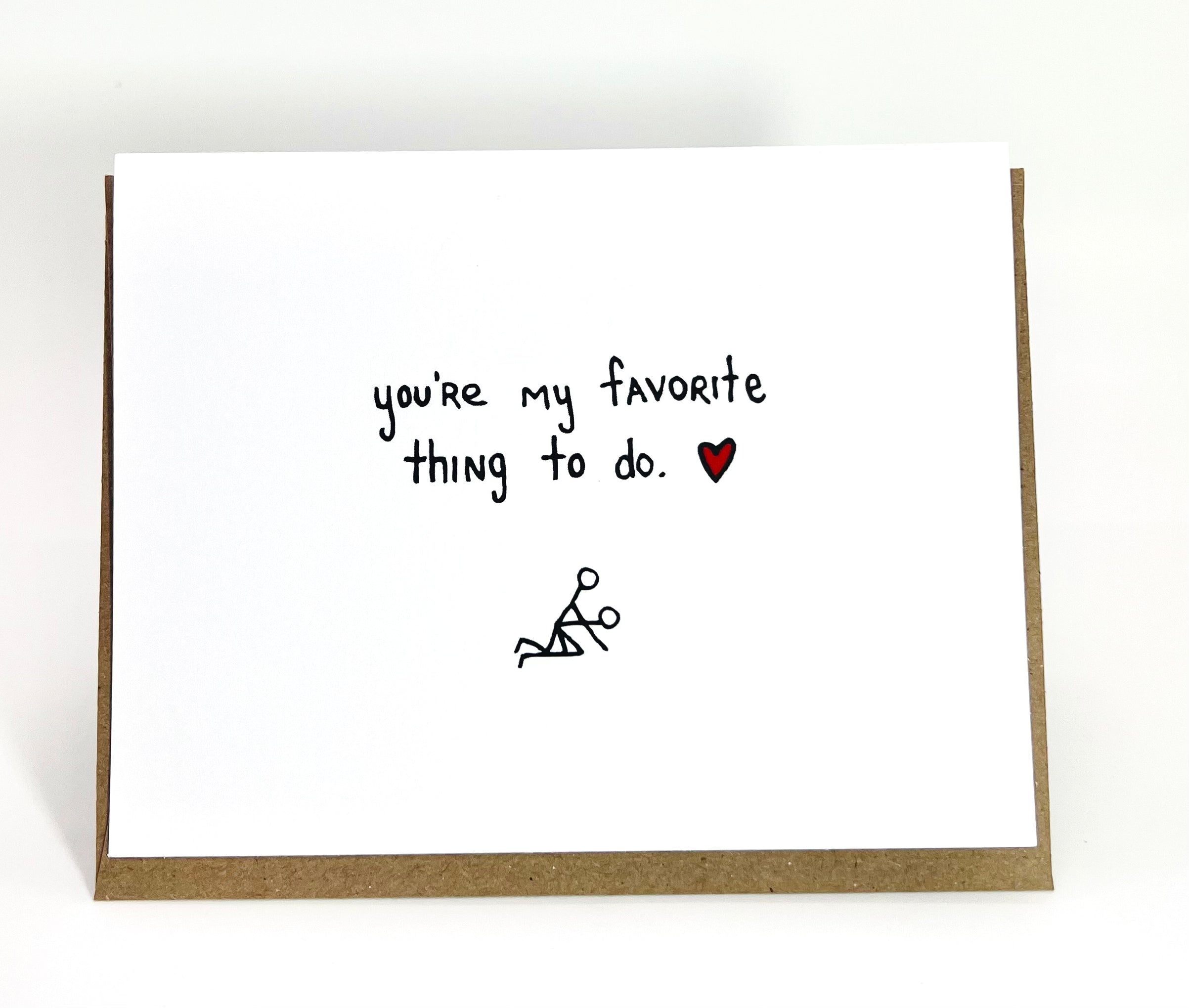 You’re My Favorite Thing Card
