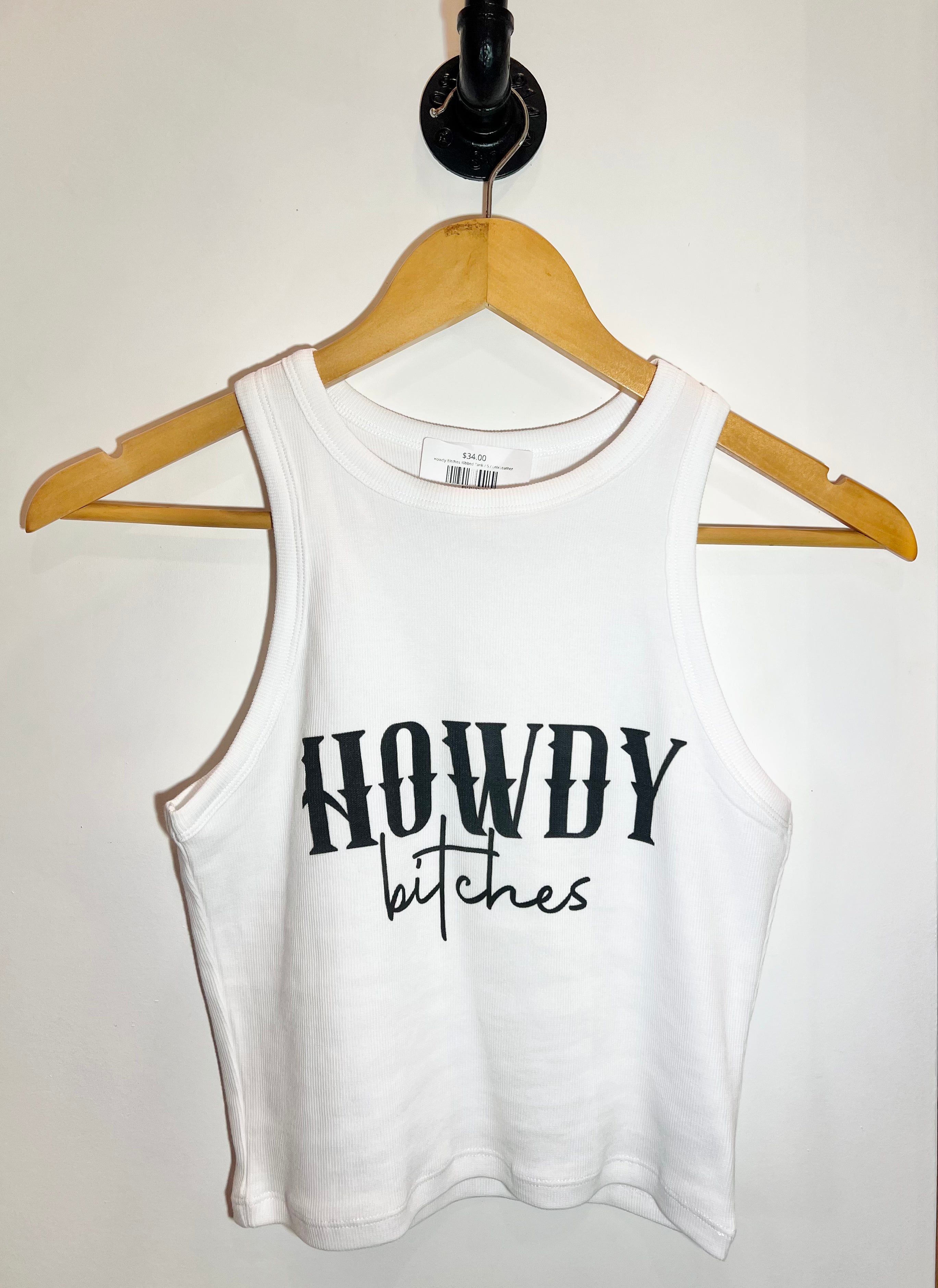 Howdy Bitches Ribbed Tank