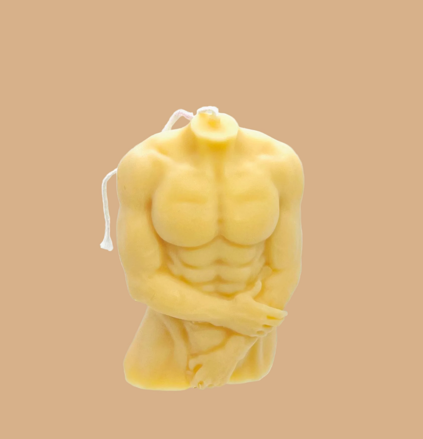 Male Body Candle - Handmade