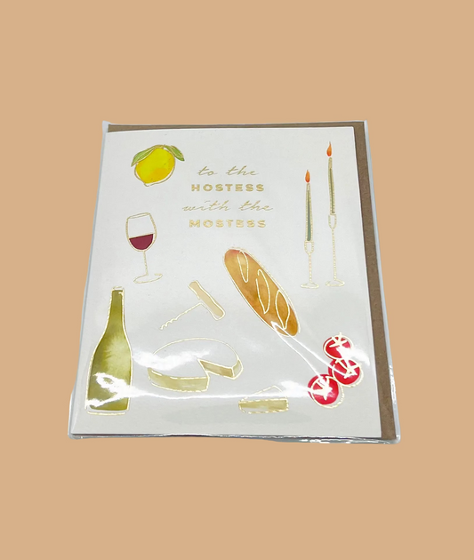 Hostess With The Mostess - Card