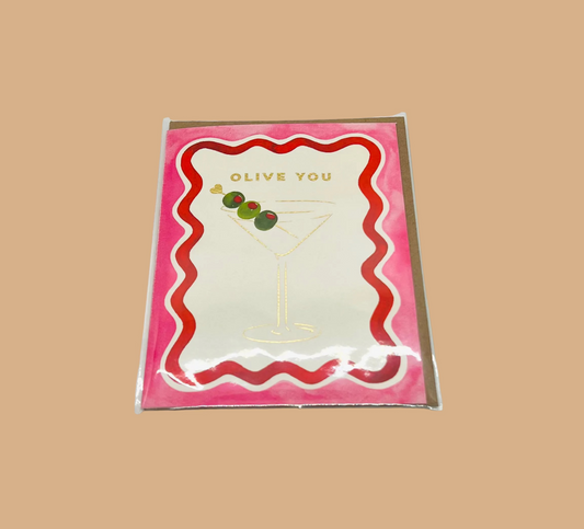 Olive You - Card