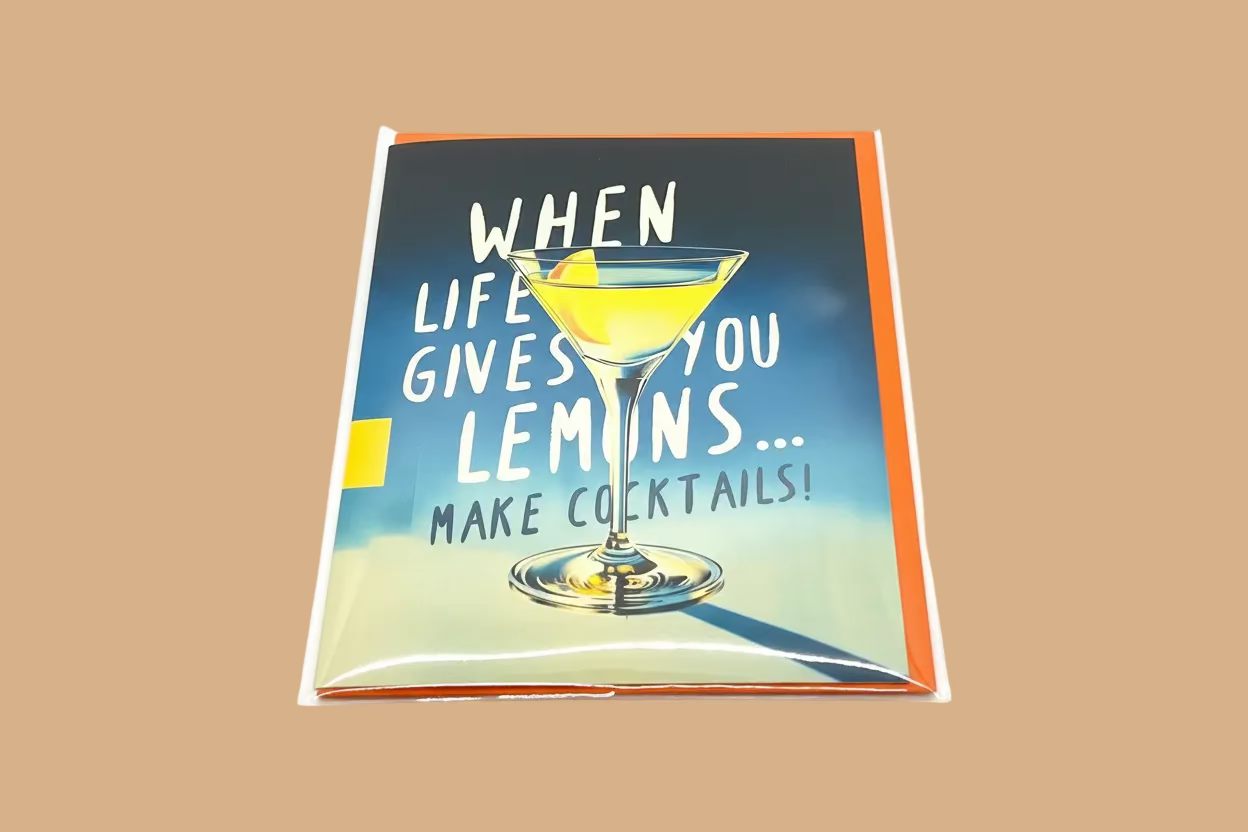 WHEN LIFE GIVES YOU LEMONS - Card