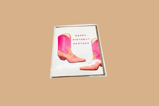 Happy Birthday Partner - Card