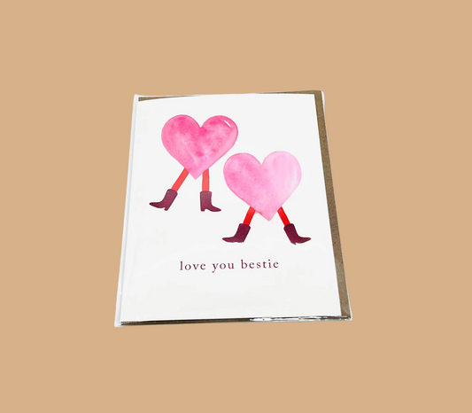 Love You Bestie - Card