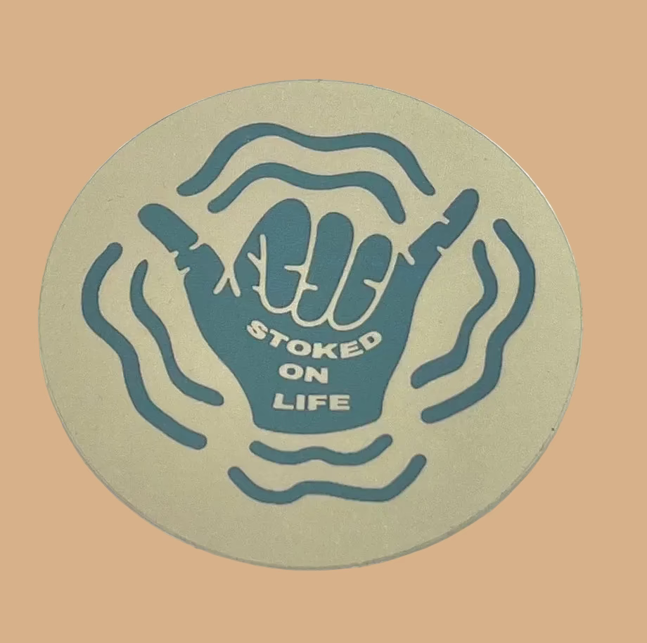 Stoked On Life Sticker