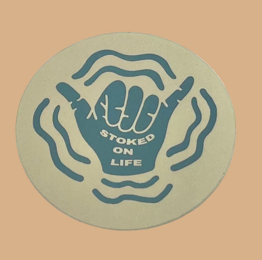 Stoked On Life Sticker