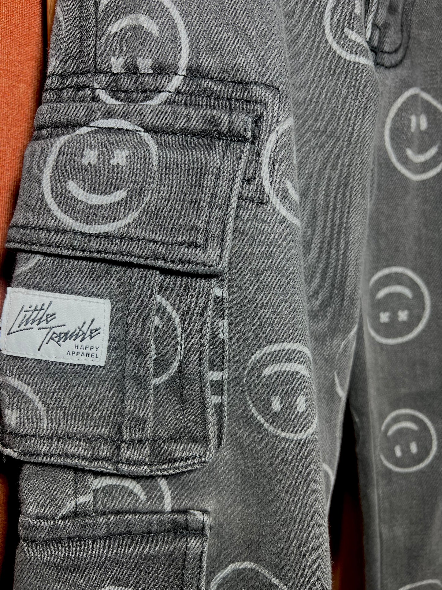 Kids Smiley Face Jeans