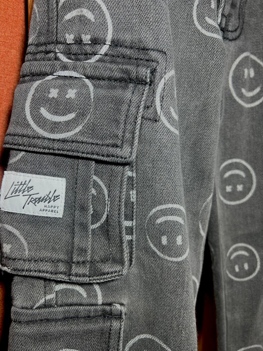 Kids Smiley Face Jeans