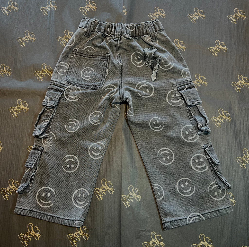 Kids Smiley Face Jeans