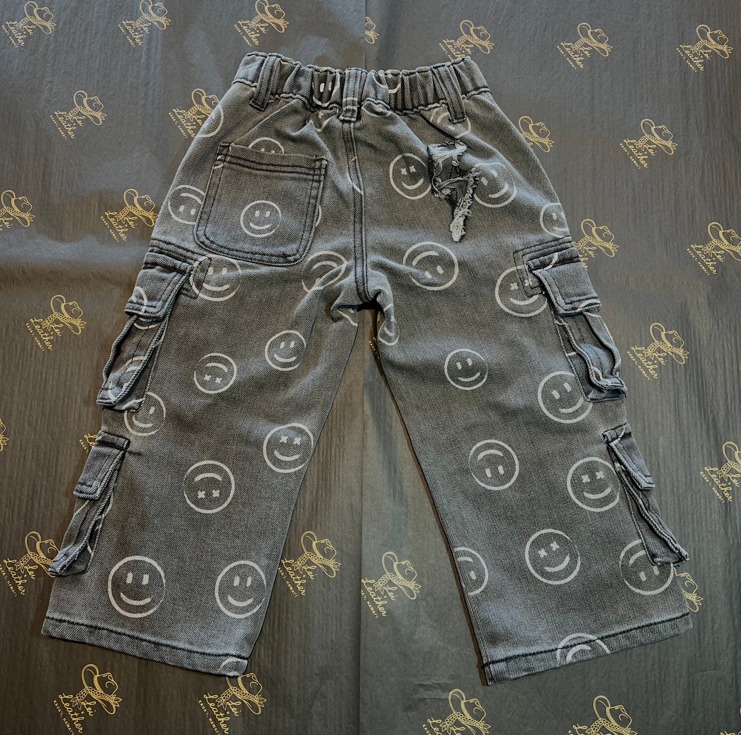 Kids Smiley Face Jeans