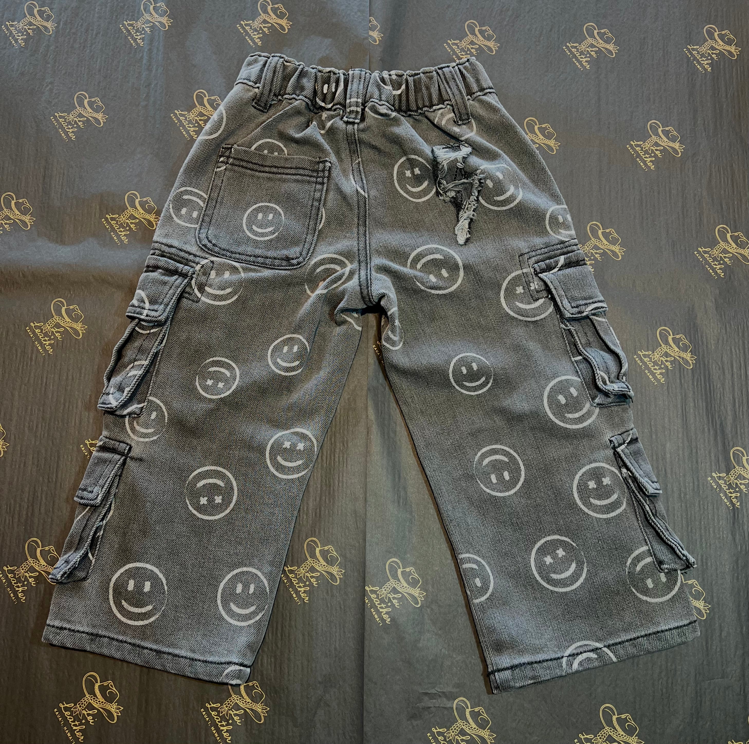 Kids Smiley Face Jeans