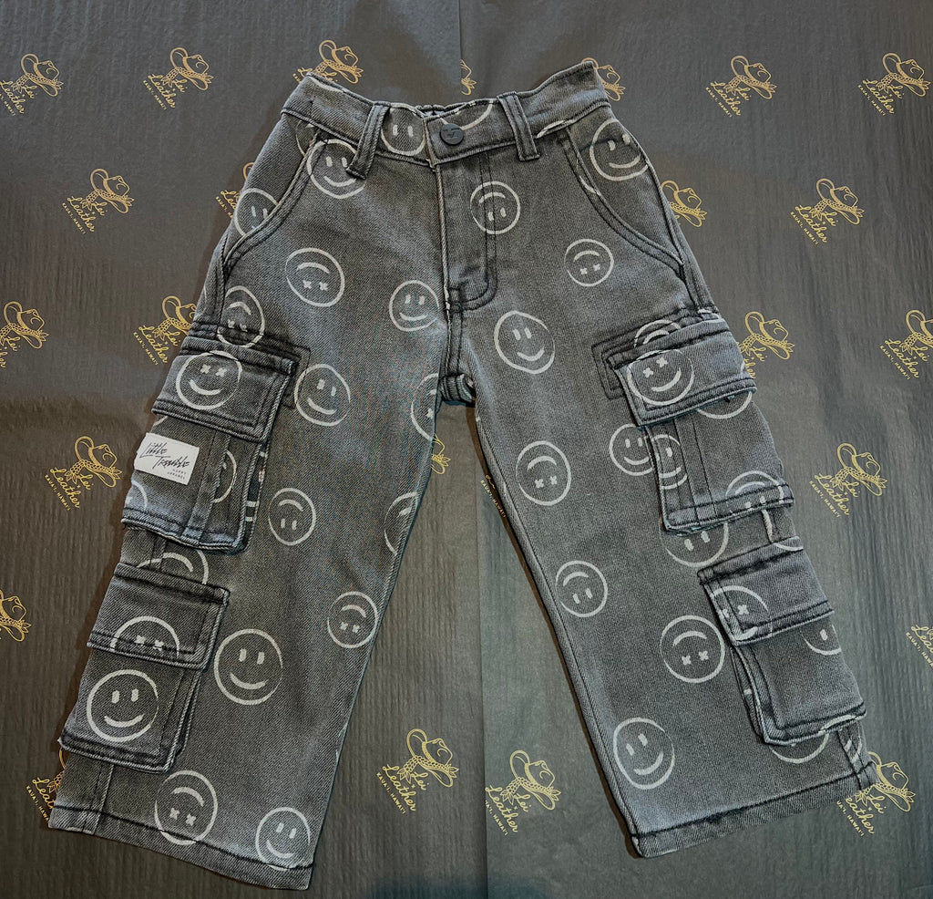 Kids Smiley Face Jeans