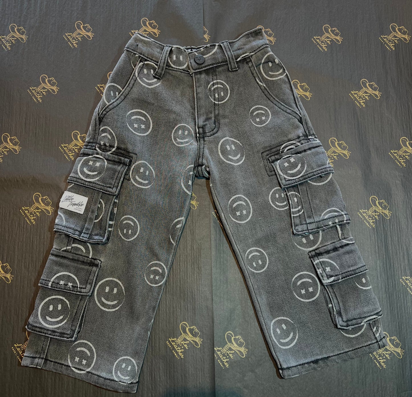 Kids Smiley Face Jeans