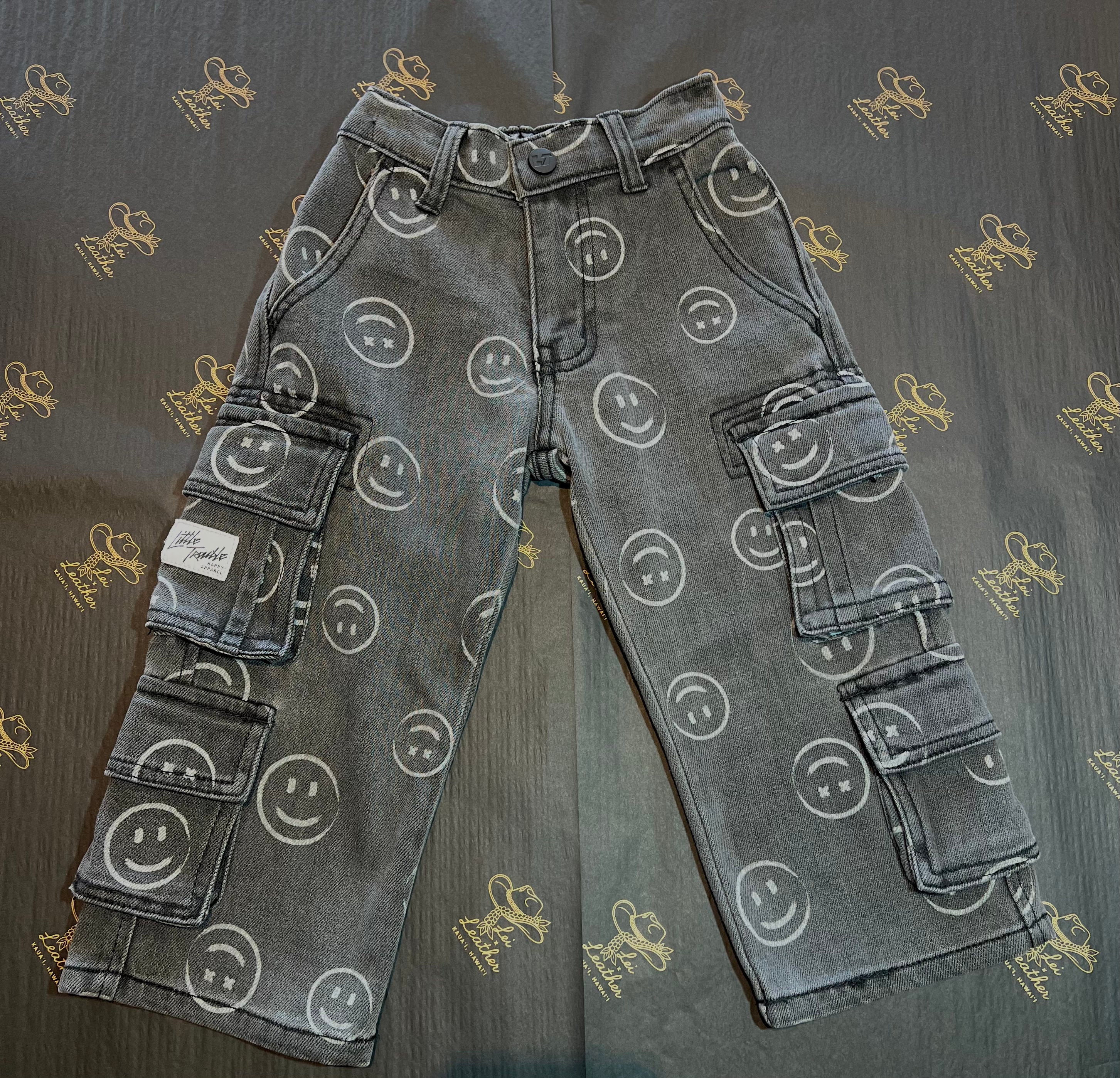 Kids Smiley Face Jeans