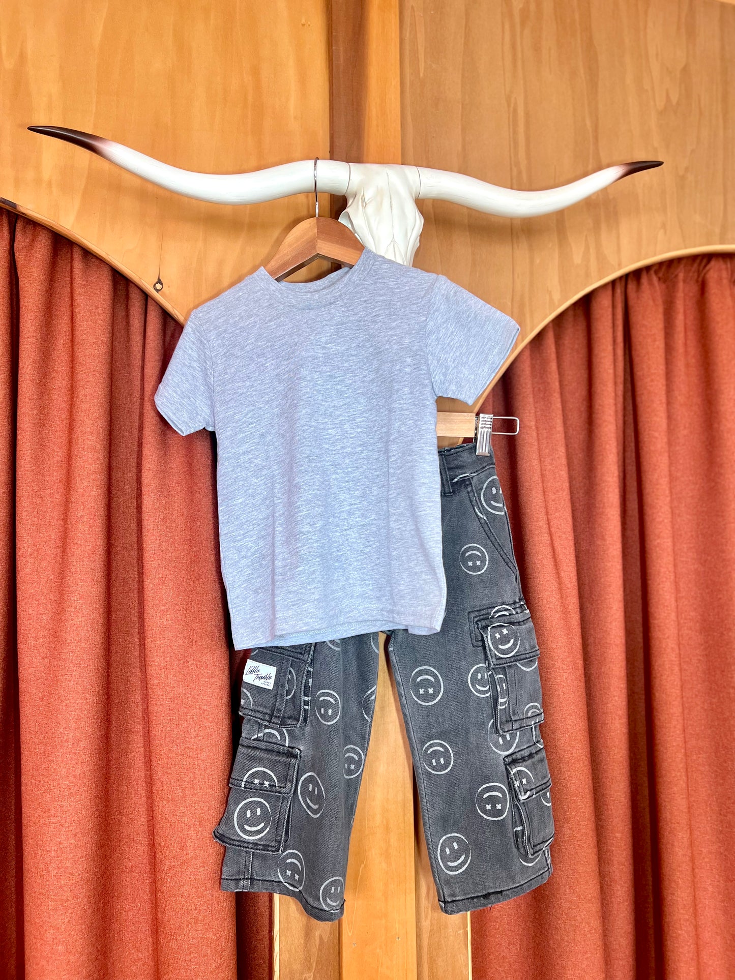 Kids Smiley Face Jeans