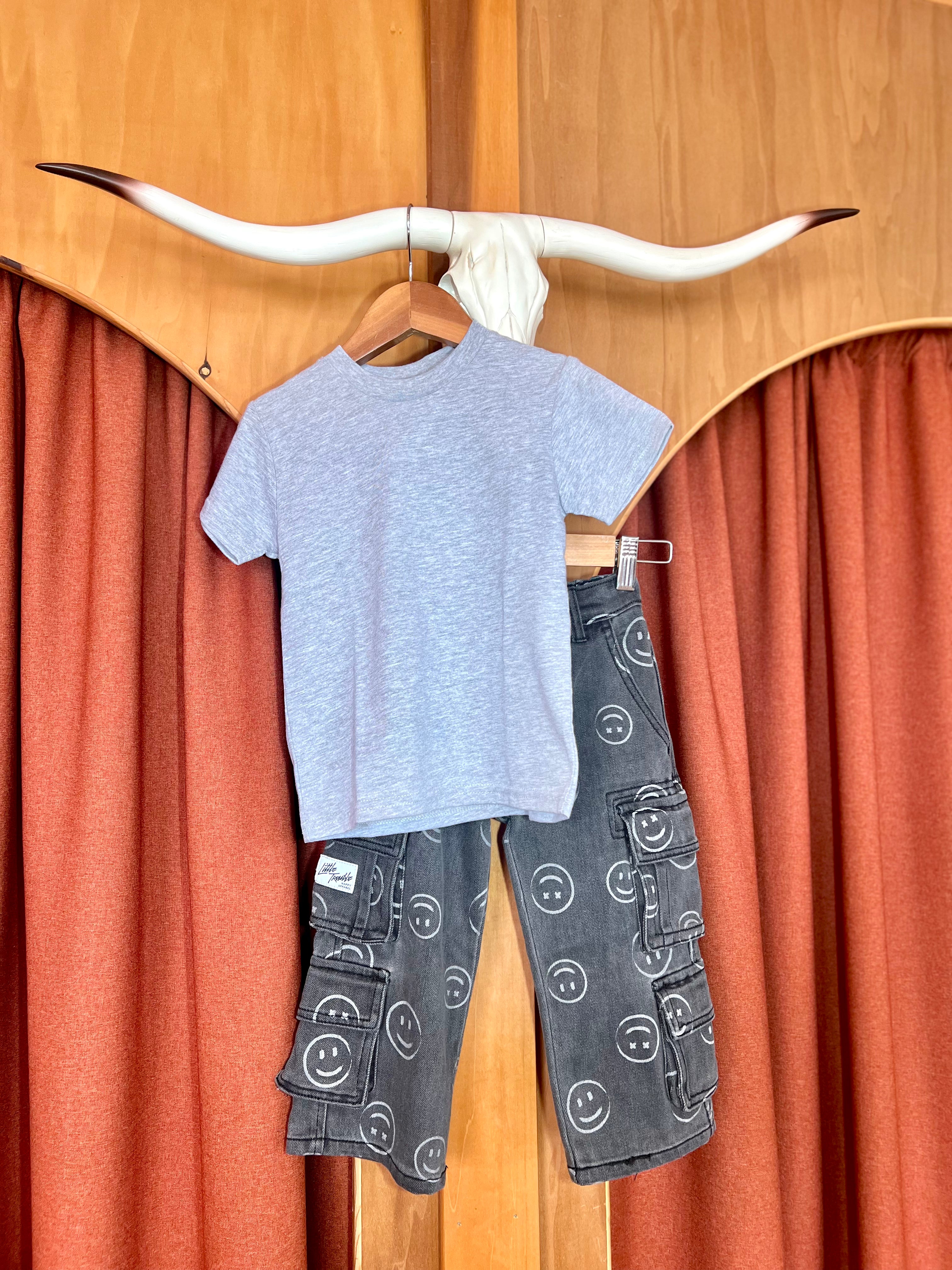 Kids Smiley Face Jeans