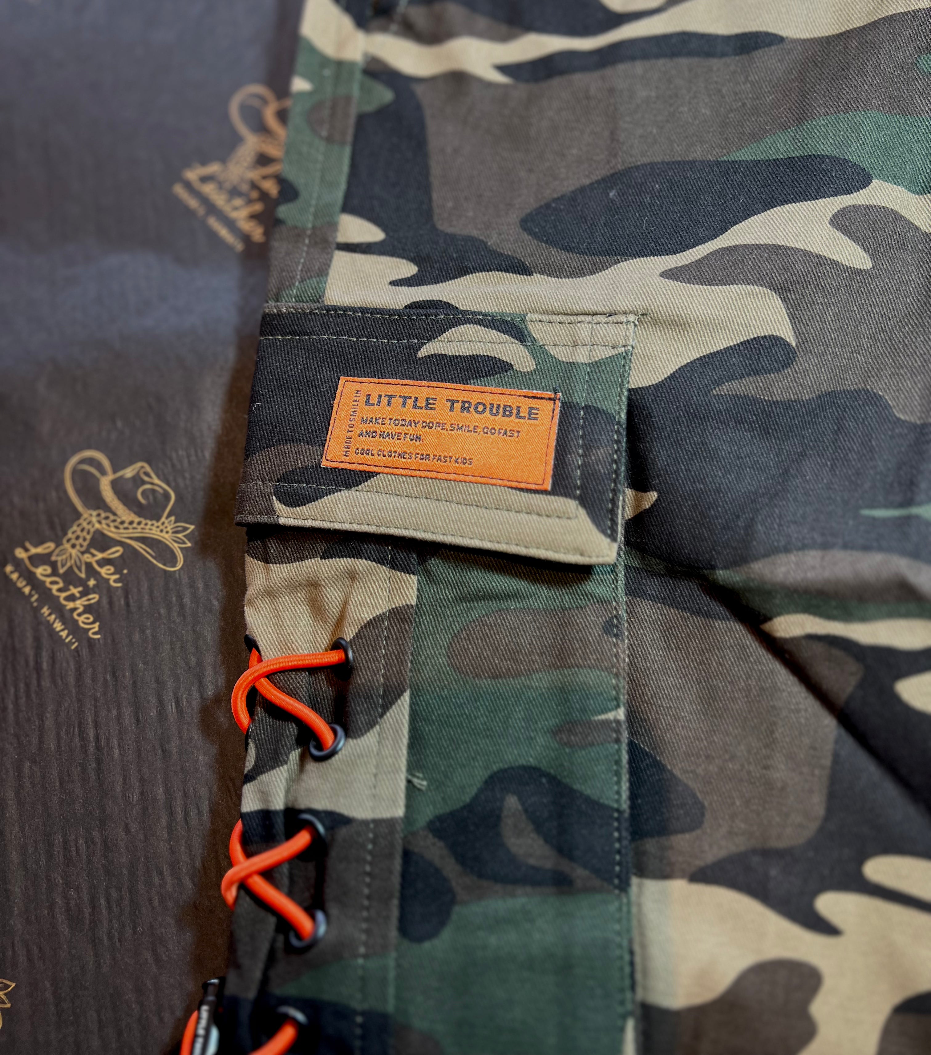 Kids Camo Cargo Pants