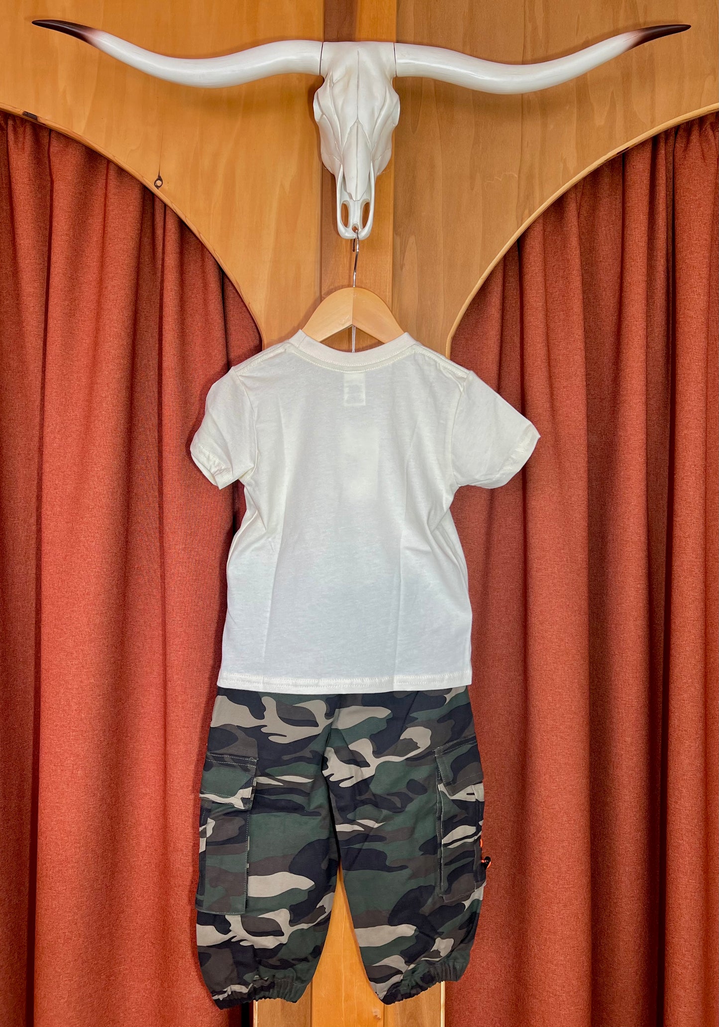 Kids Camo Cargo Pants